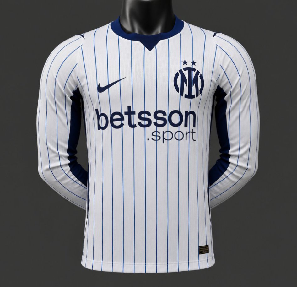 Inter Milan 26/27 Away Long Sleeve Jersey - Player Version