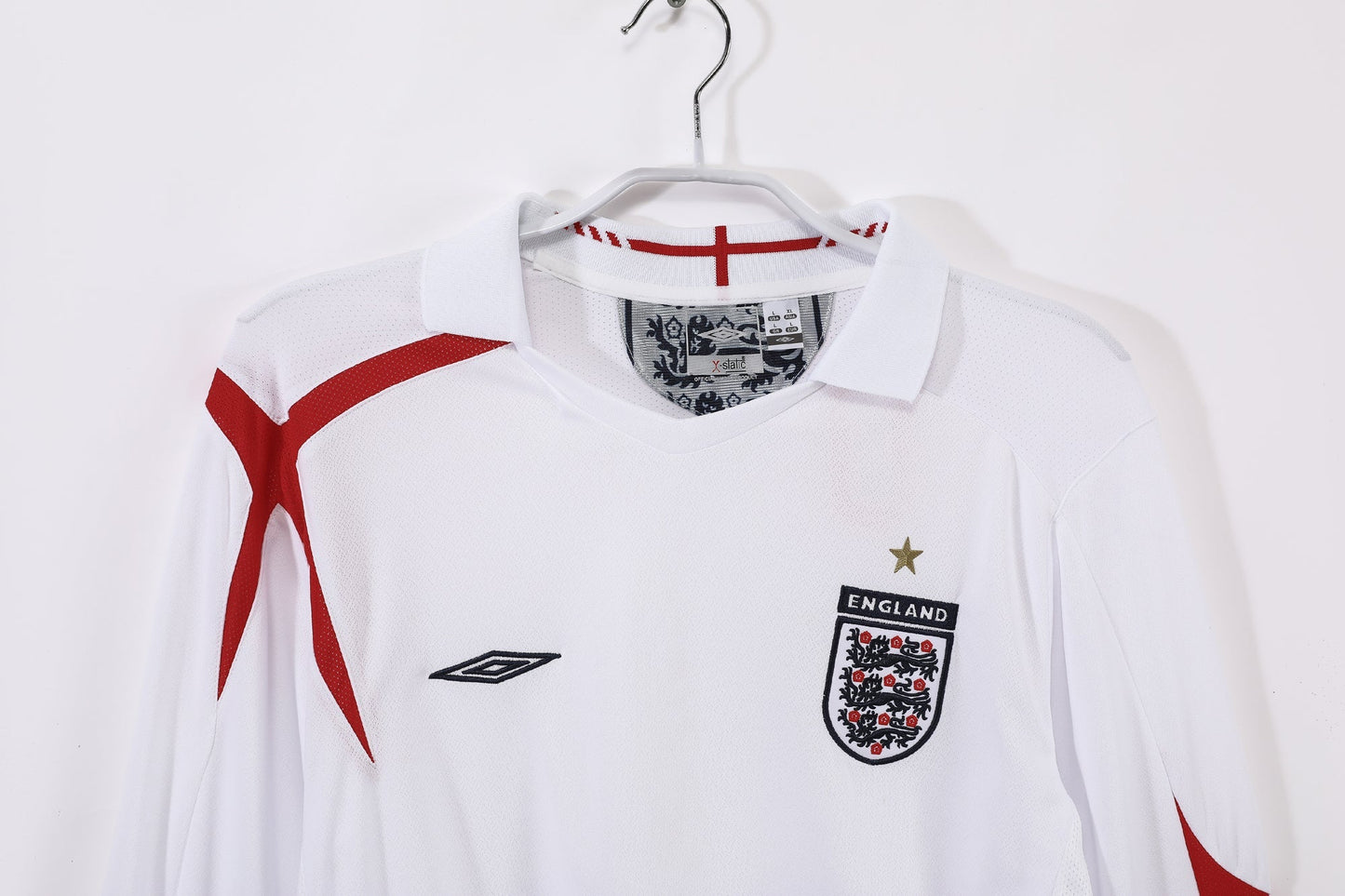 Engalnd 2006 Home Retro Shirt - Long Sleeve
