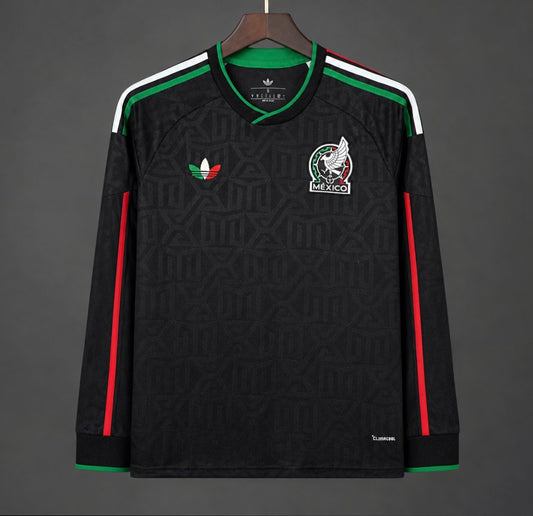 Mexico 2026 Third Long Sleeve Jersey - Black