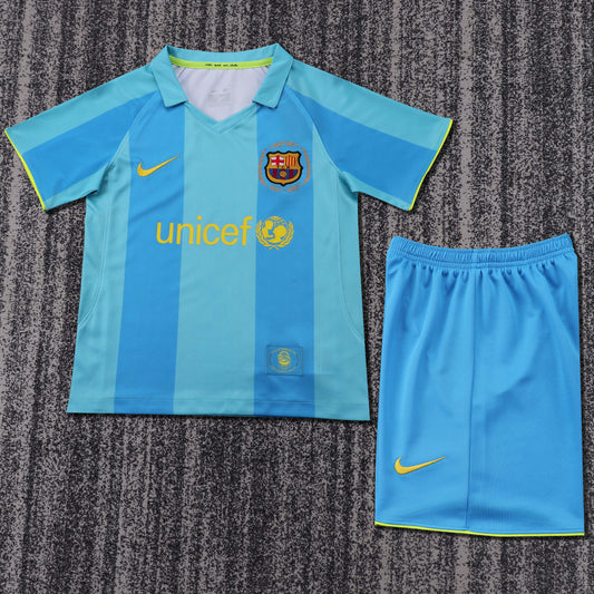 Barcelona 07/08 Children's Away Retro Set