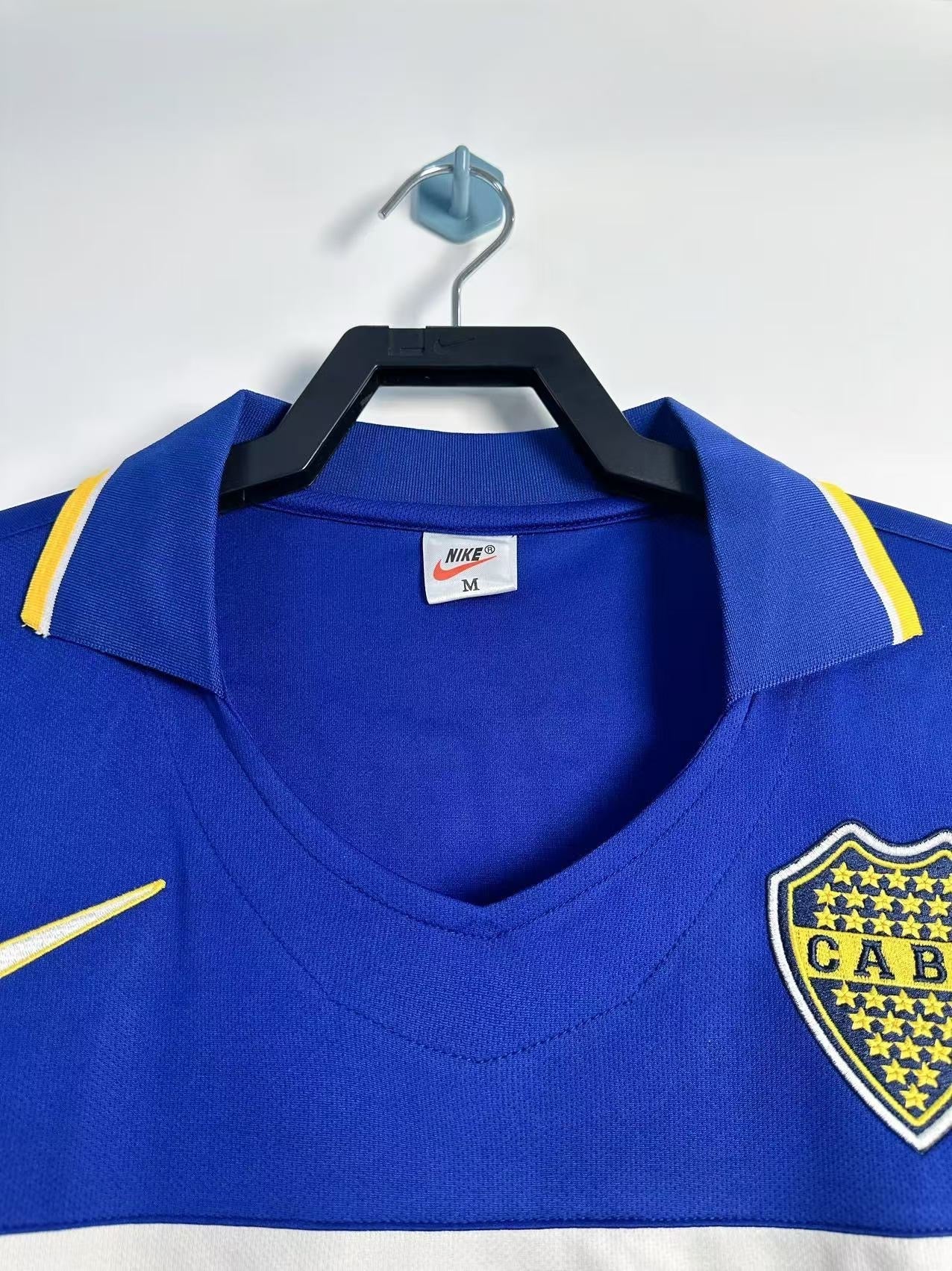 Boca Juniors 1996/97 Home Retro Shirt - Long Sleeve