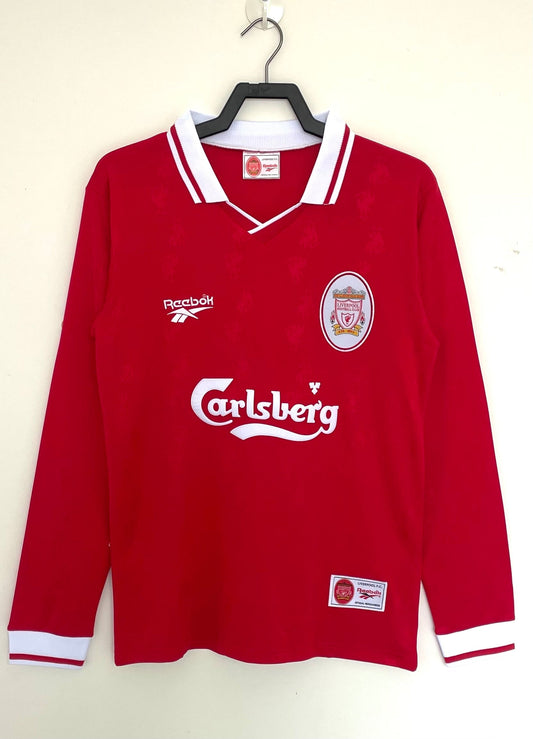 Liverpool 96/97 Home Retro Shirt - Long Sleeve