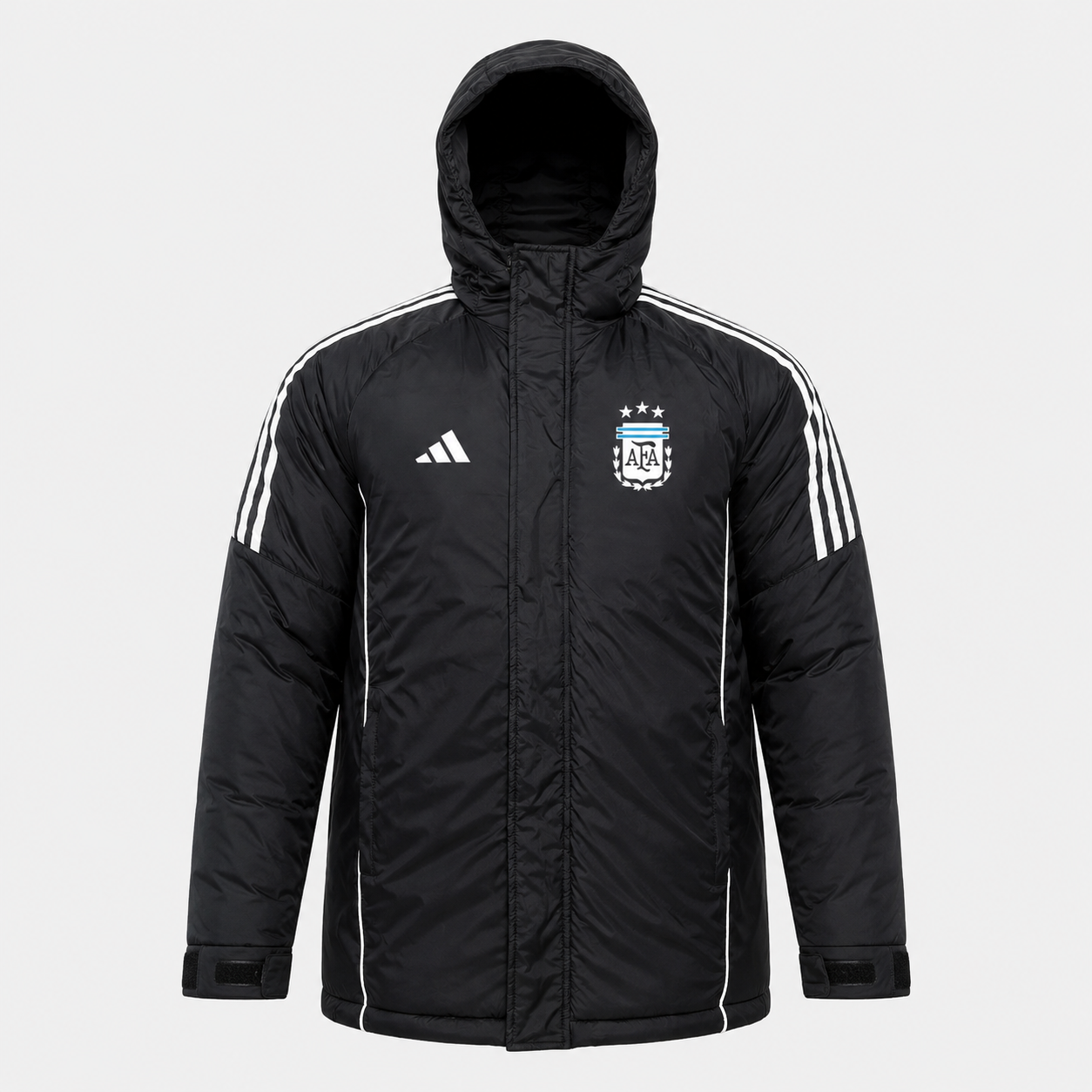 Argentina 2026 Puffer Jacket - Black/White