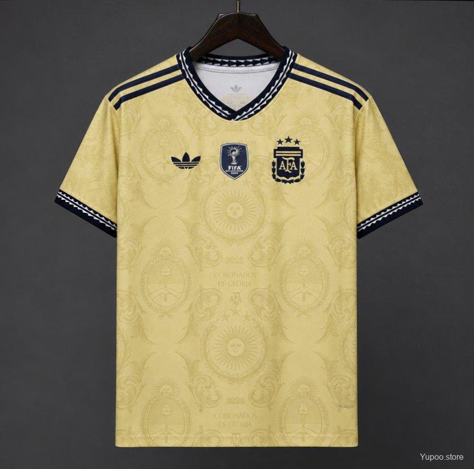 Argentina 2026 Commemorative Special Jersey - Gold