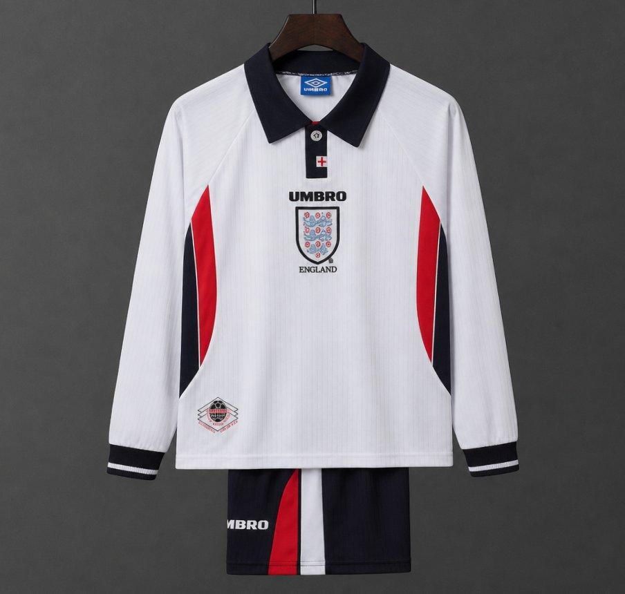 England 1998 Children's Home Retro Set - Long Sleeve