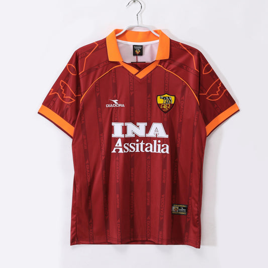 Roma 1999/00 Home Retro Shirt