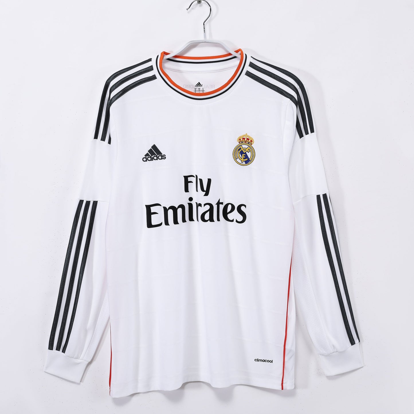 Real Madrid 13/14 Home Retro Shirt - Long Sleeve