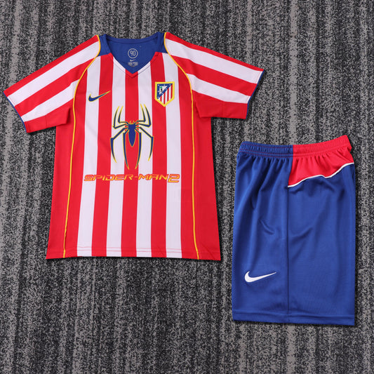 Atletico Madrid 04/05 Children's Home Retro Set