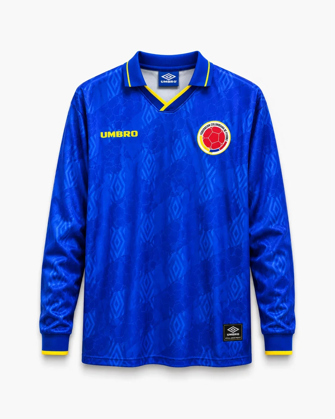 Colombia 1994 Retro Away Long Sleeve Jersey