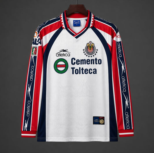 Chivas Guadalajara 1999/00 Home Retro Shirt - Long Sleeve