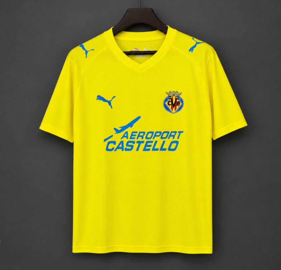 Villarreal 2008/09 Home Retro Shirt