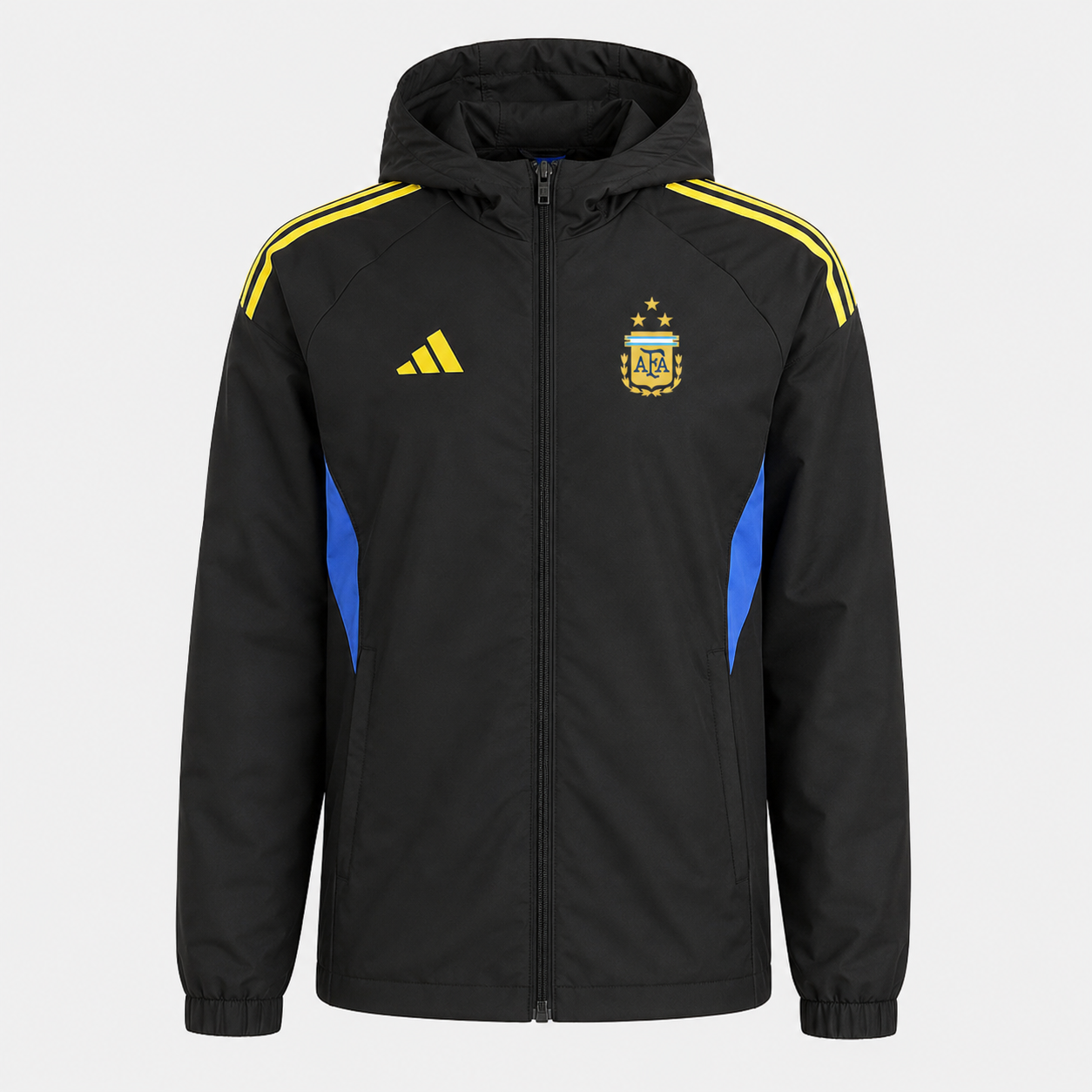 Argentina 2026 Puffer Jacket - Black/Yellow