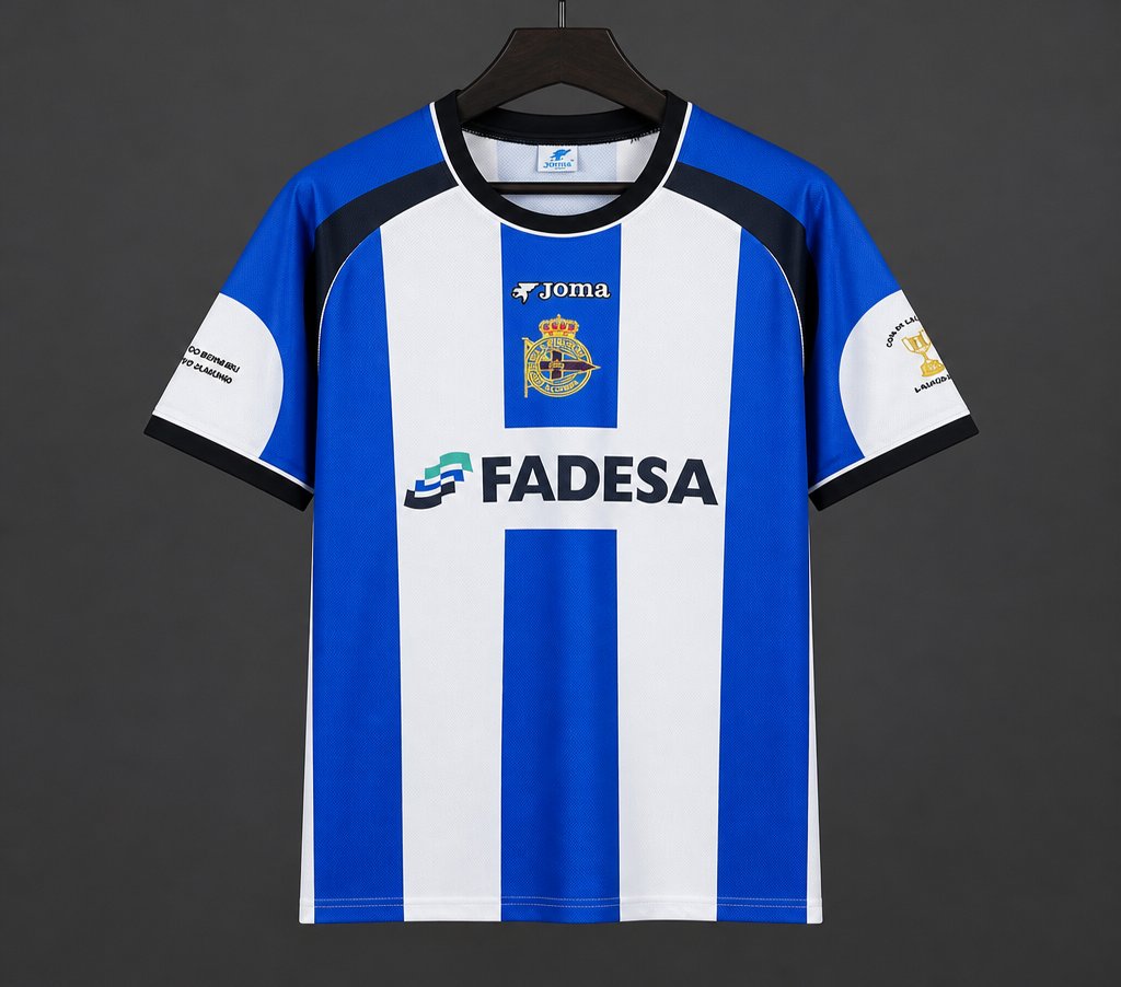Deportivo La Coruña 2002/03 Home Retro Shirt