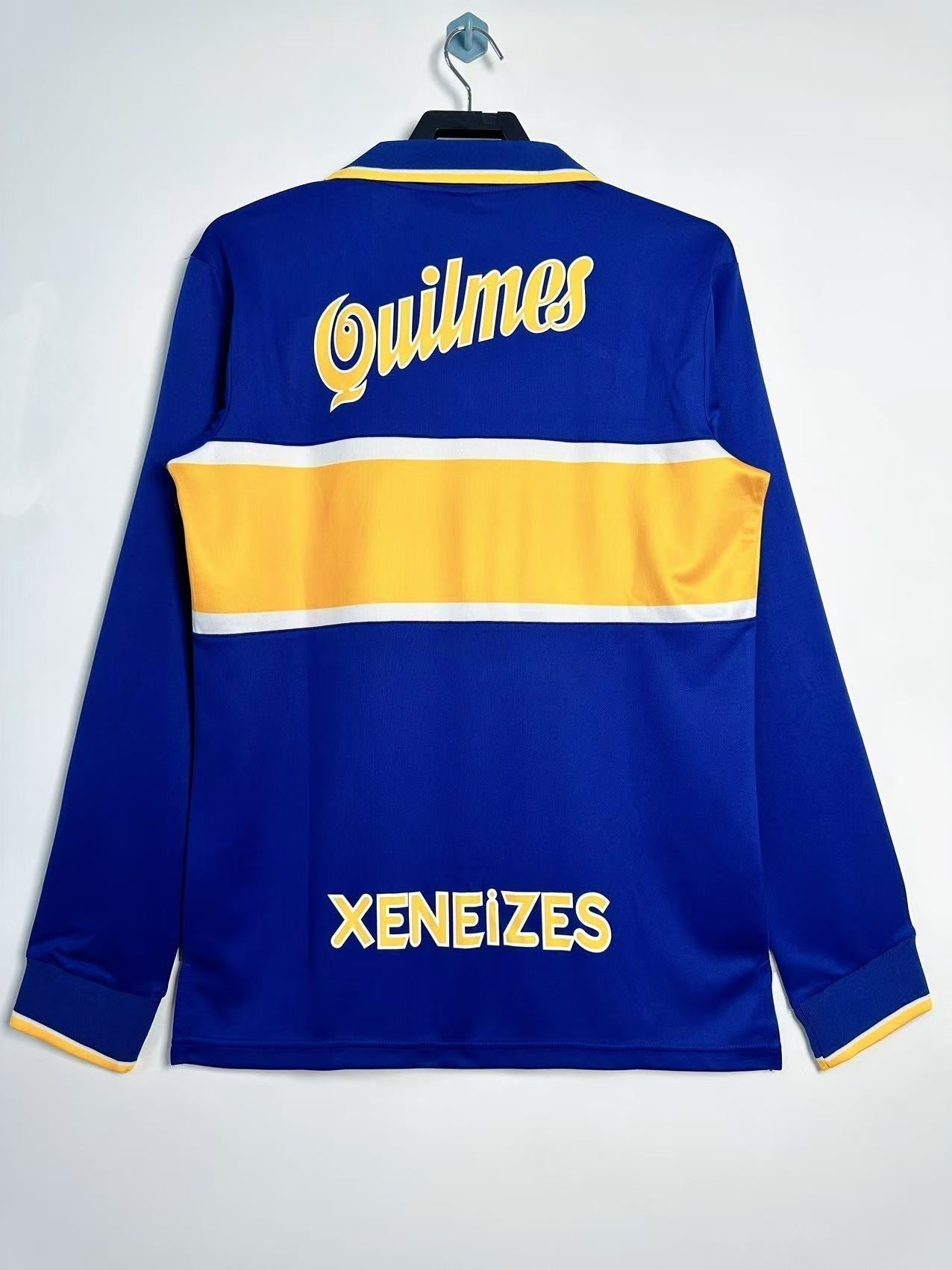 Boca Juniors 1996/97 Home Retro Shirt - Long Sleeve