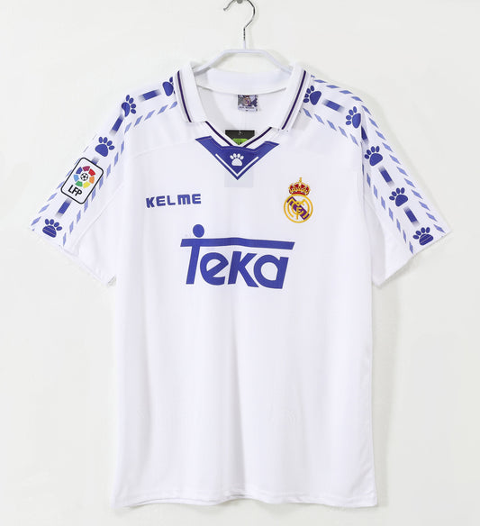 Real Madrid 1996∕97 Home Retro Shirt