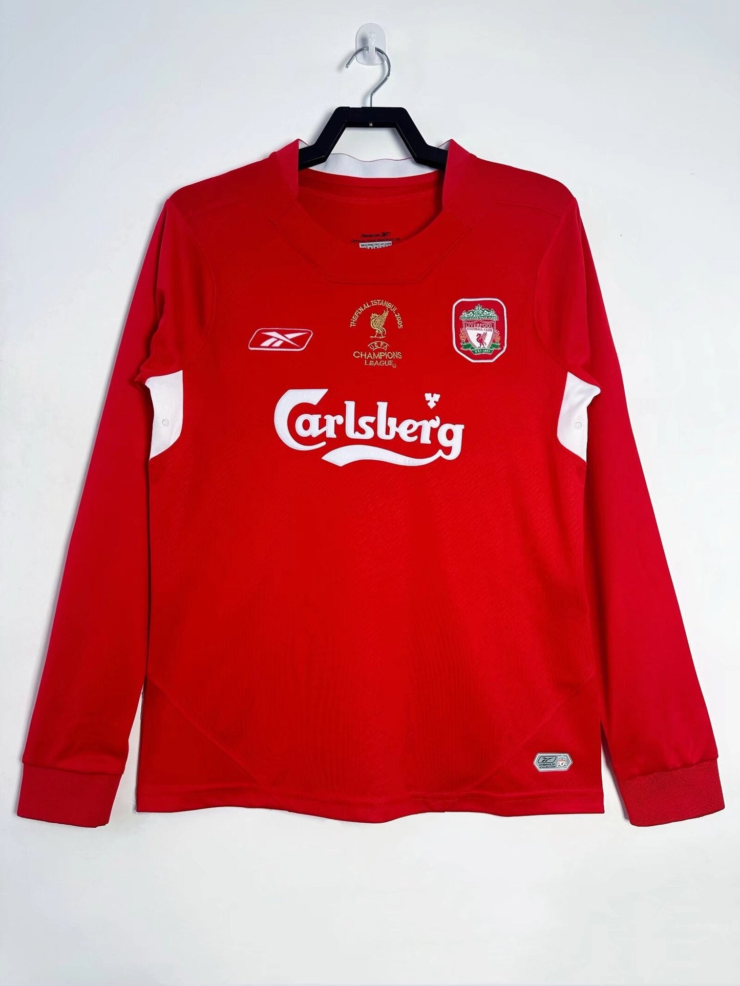 Liverpool 04/05 UCL Home Retro Shirt - Long Sleeve