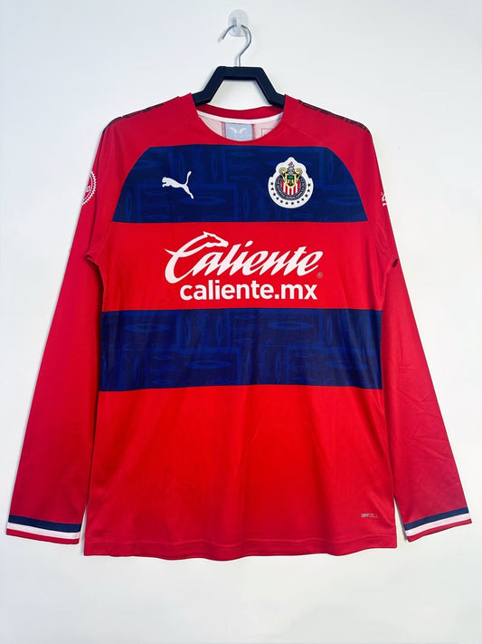 Club Deportivo Guadalajara 19/20 Home Retro Shirt - Long Sleeve