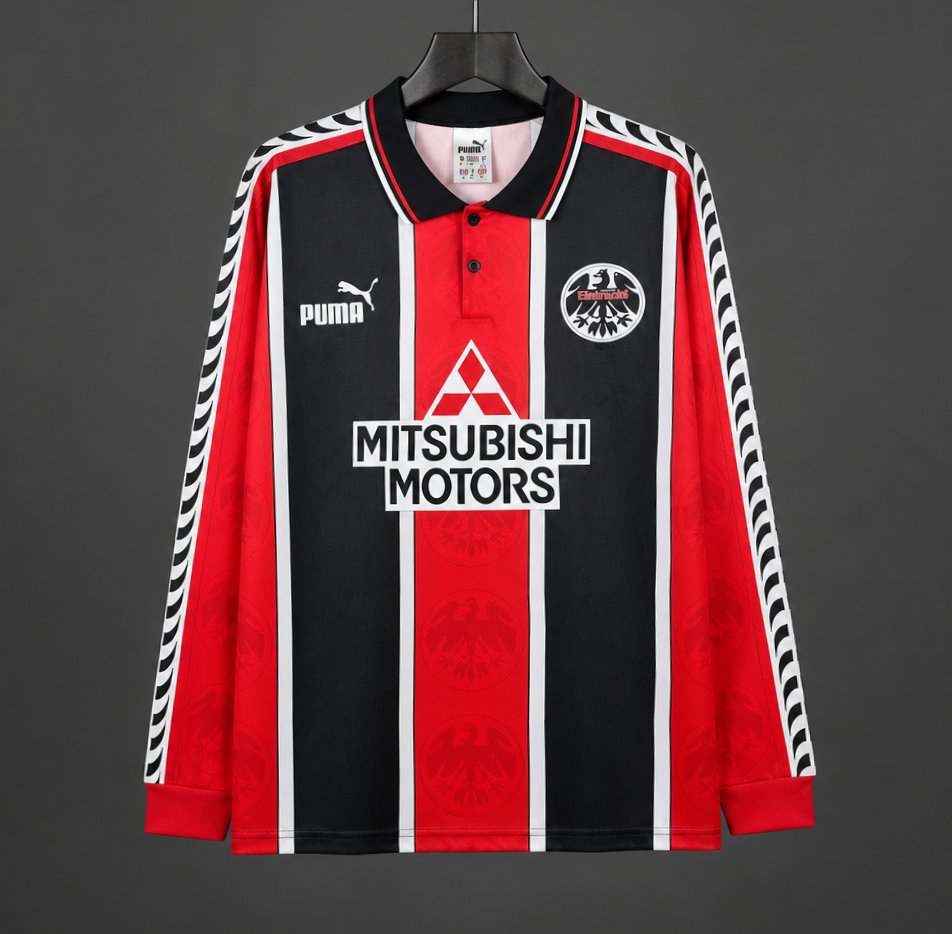 Eintracht Frankfurt 1995/96 Home Retro Shirt - Long Sleeve