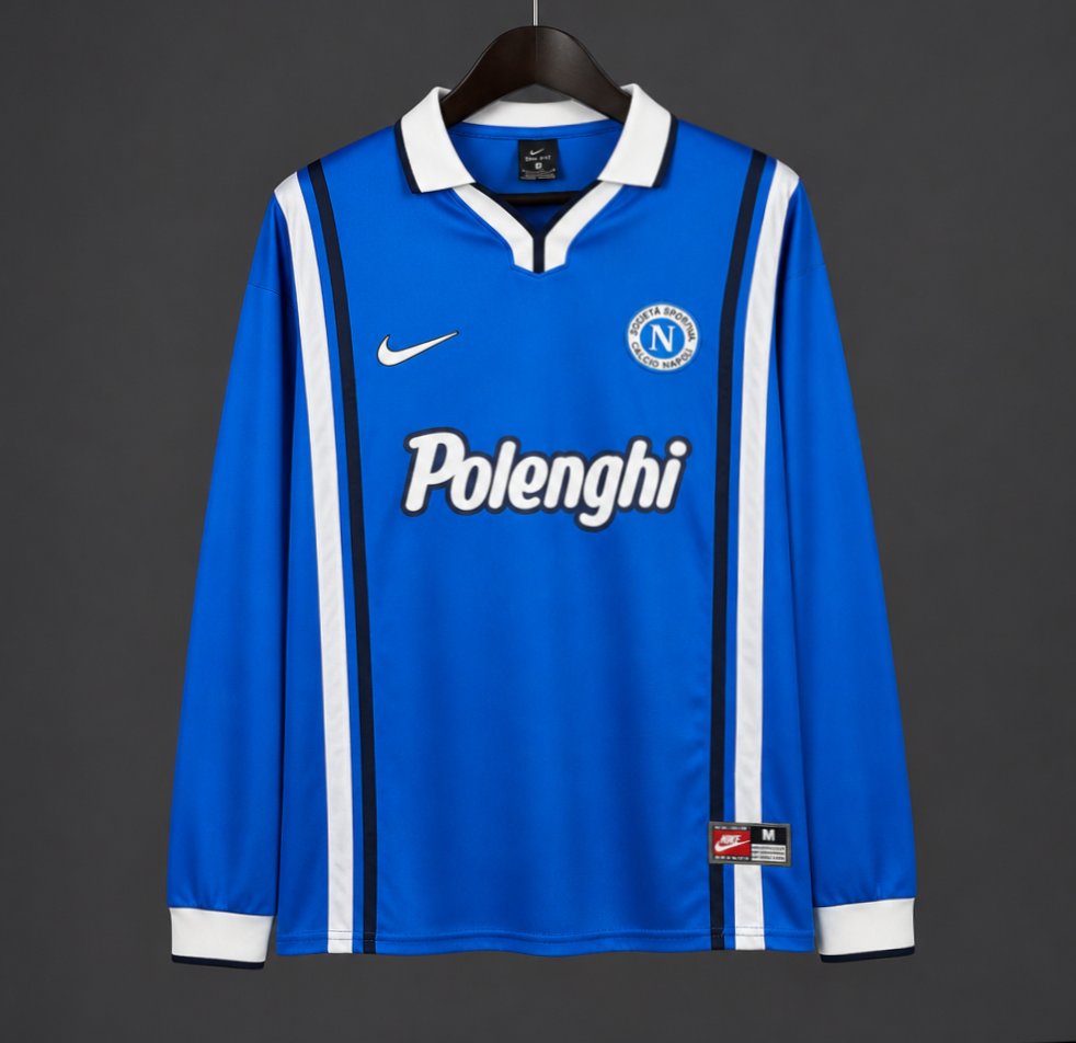 Retro Napoli 1997/98 Home Shirt - Long Sleeve