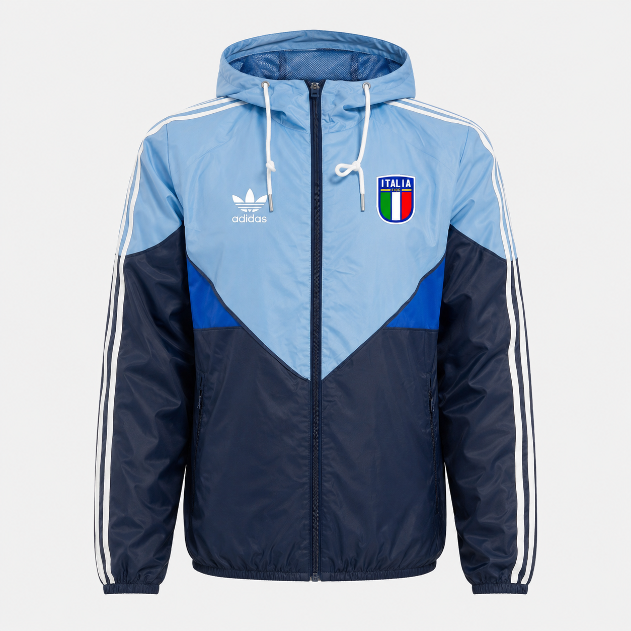 Italy 2026 Windbreaker Jacket - Light blue/Dark blue
