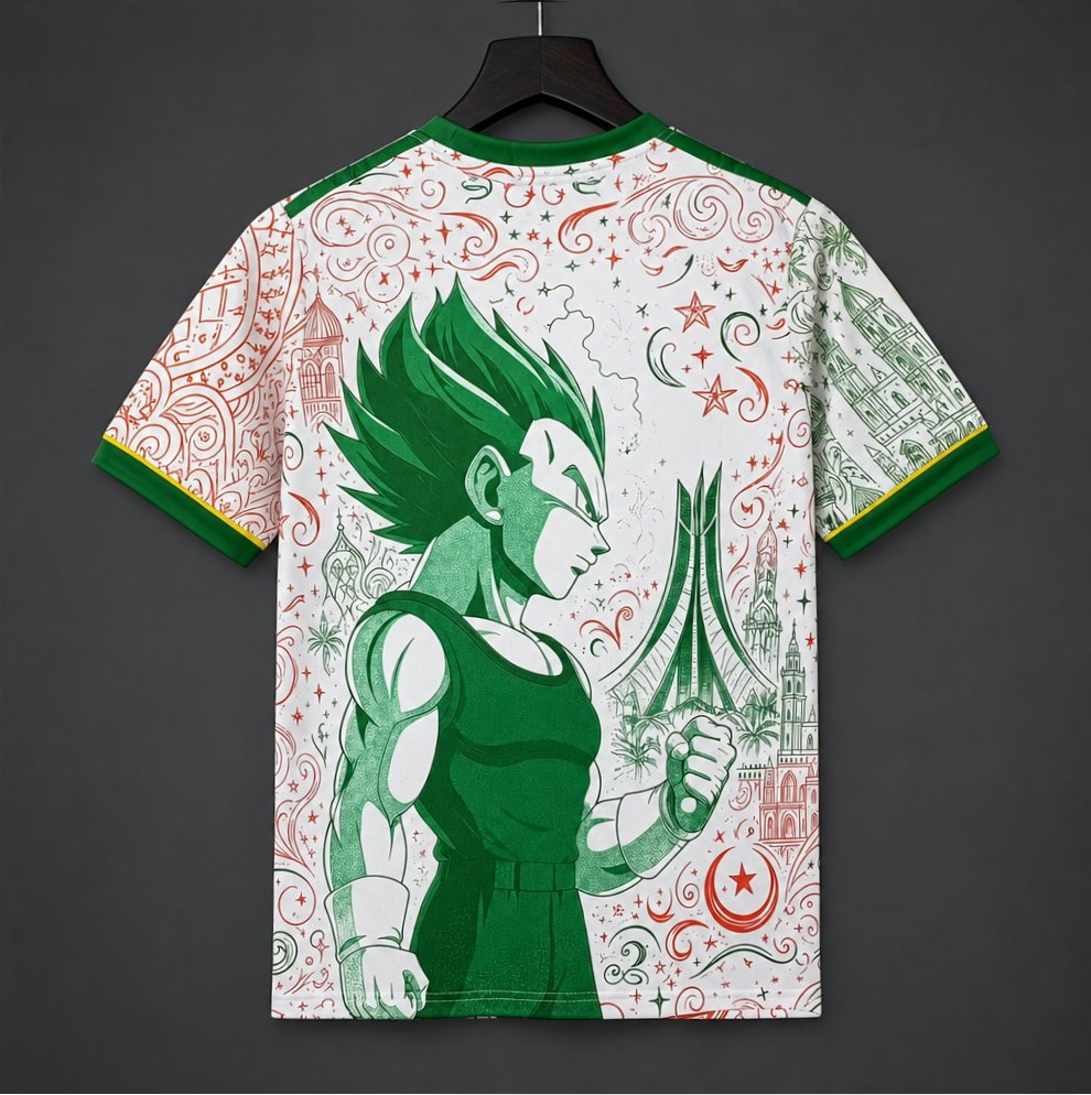 Algeria x Dragon Ball Z 2026 Special Edition Shirt