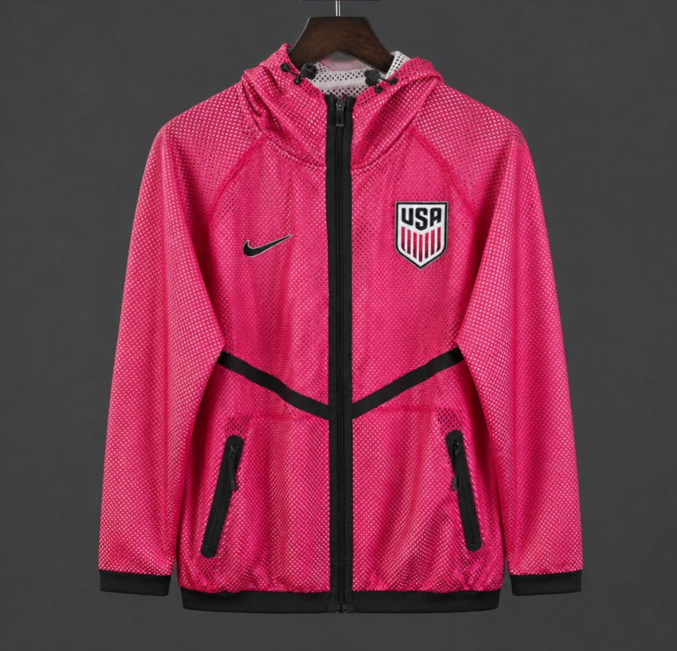 USA 2026 Windbreaker Jacket - Pink