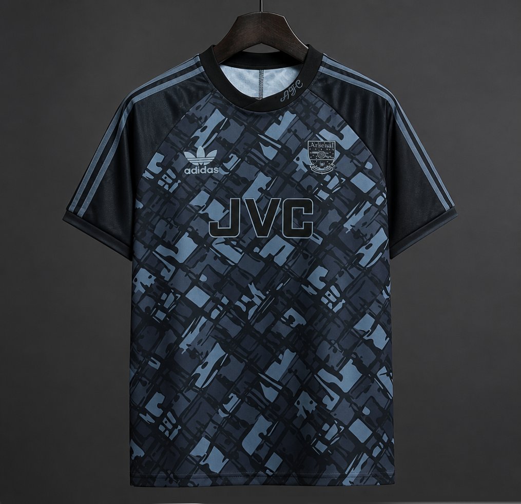 Arsenal 1990/92 Home Retro Shirt - Black