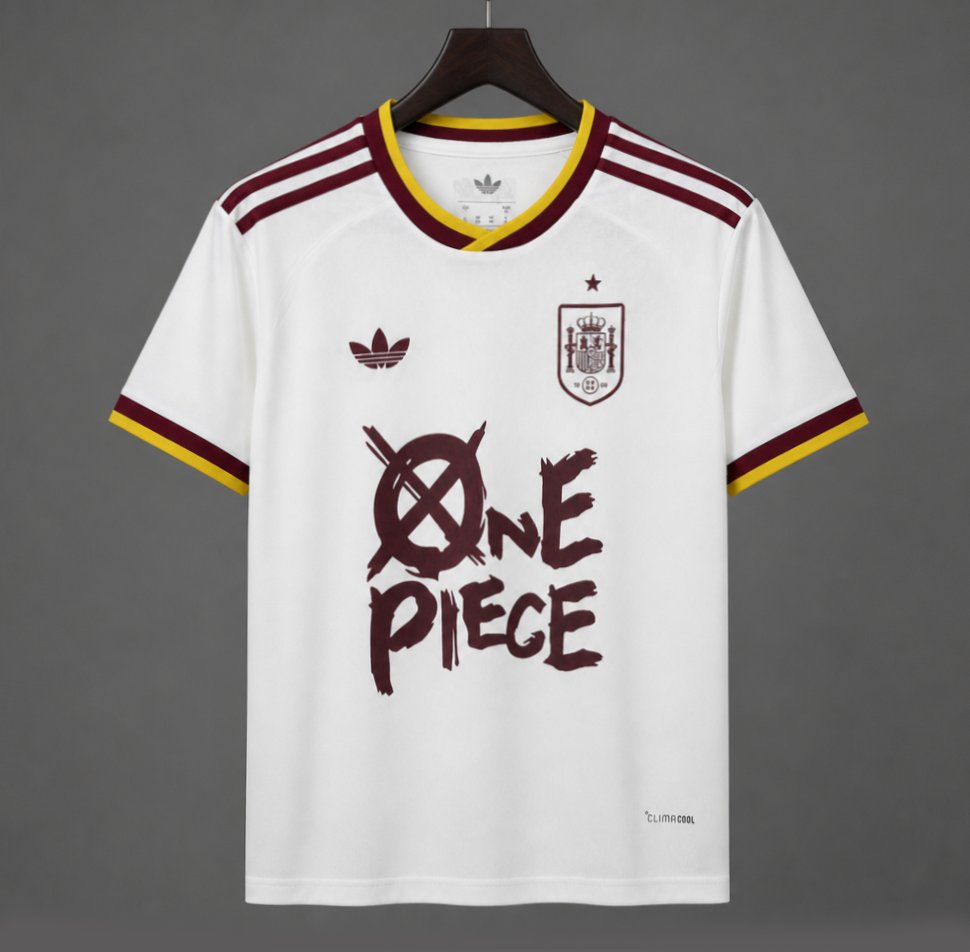 Spain x One Piece 2026 Away Special Printing Jersey