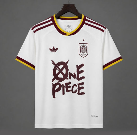 Spain x One Piece 2026 Away Special Printing Jersey