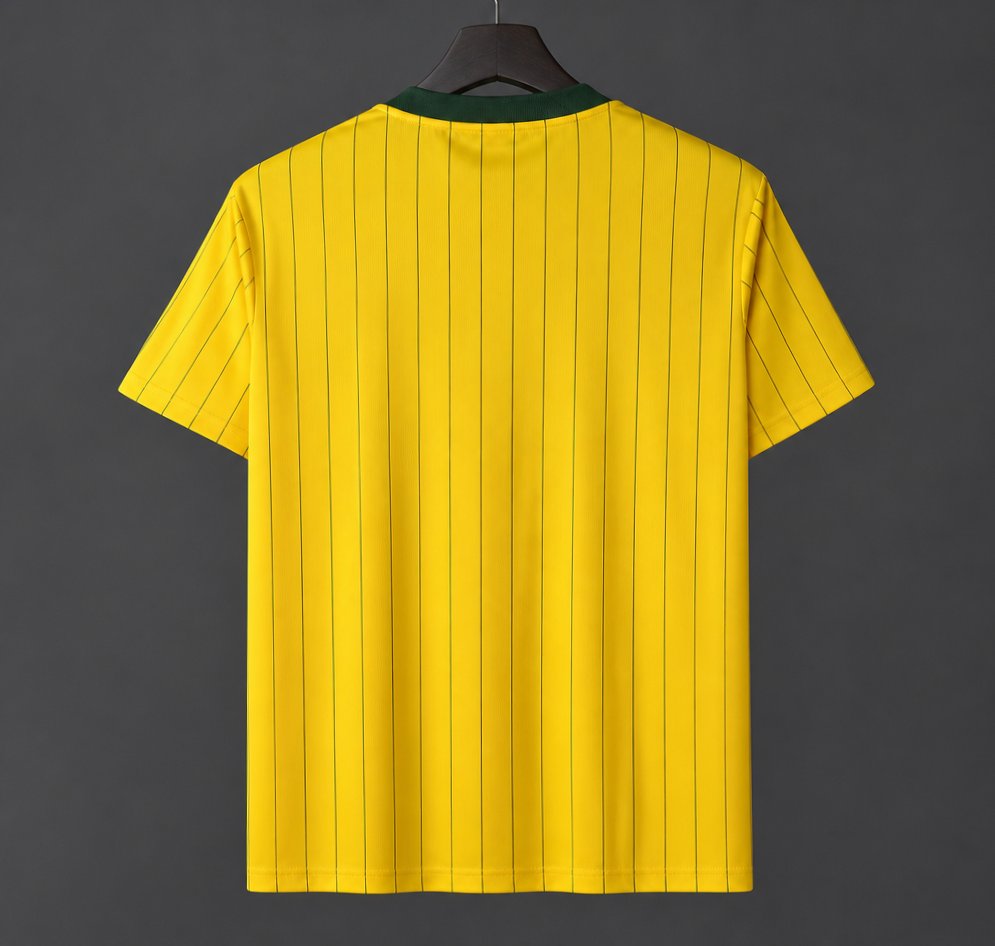 Brazil 2026 Adidas Originals Vintage Pinstripe Jersey - Yellow
