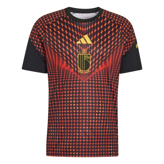 Belgium 2026 Pre-Match T-Shirt - Black/Red