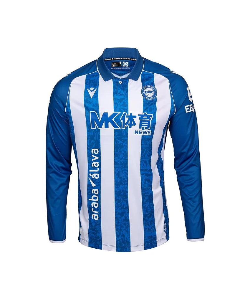 Deportivo Alavés 26/27 Home Long Sleeve Jersey - Fan Version