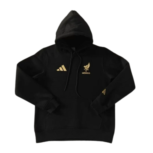 Mexico 2025/26 Team Hoodie - Black/Gold