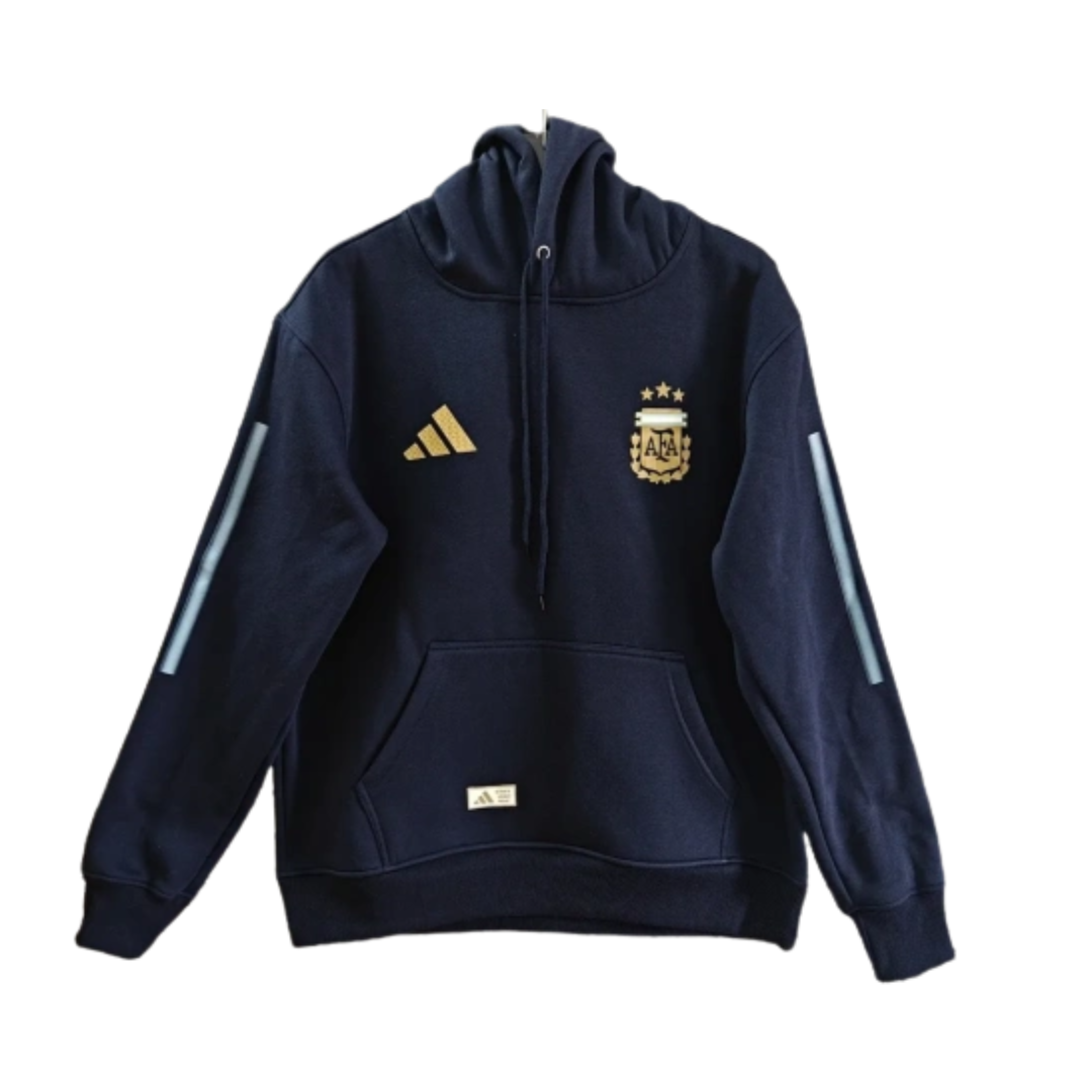 Argentina 2026/27 Team Hoodie - Dark Blue/Light Blue
