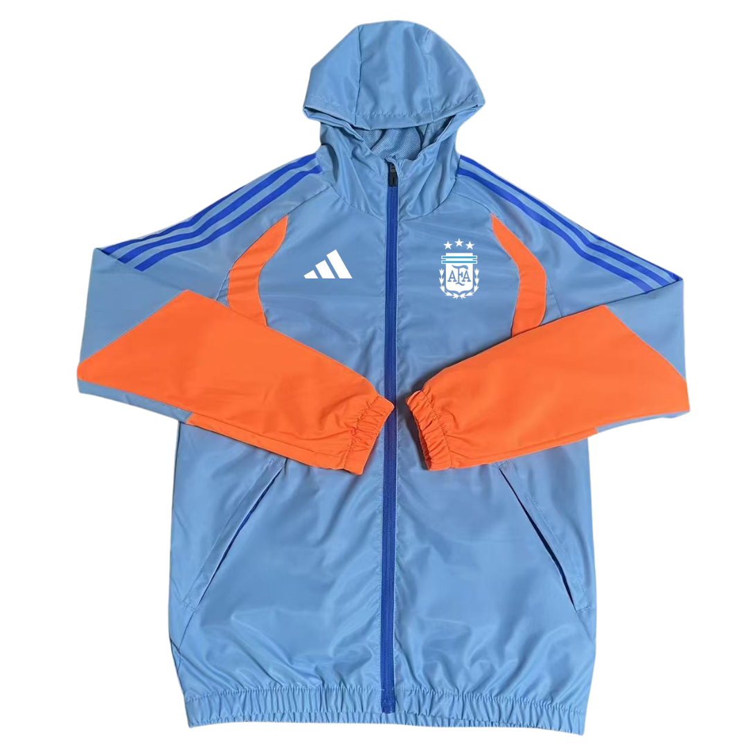 Argentina 2026 Windbreaker Jacket - Blue/Orange
