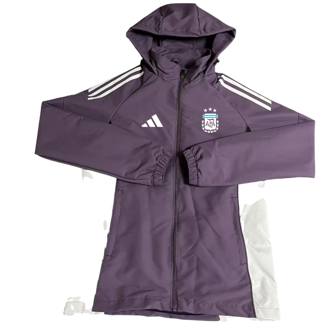 Argentina 2026 Windbreaker Jacket - White/Purple