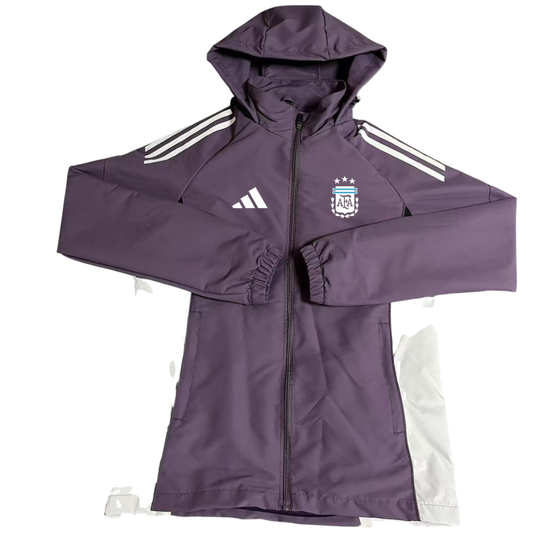 Argentina 2026 Windbreaker Jacket - White/Purple