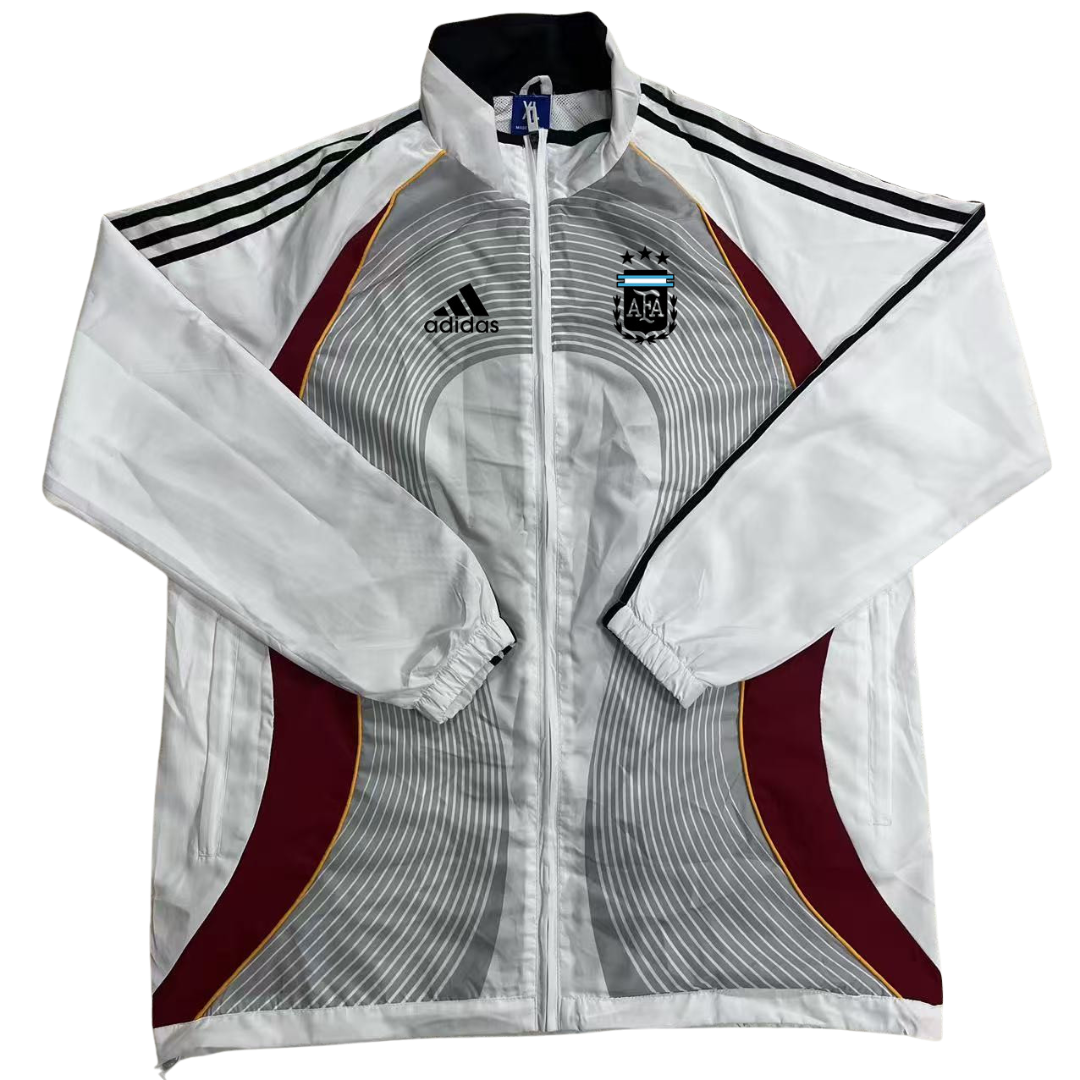 Argentina 2026 Jacket - White/Grey/Burgundy