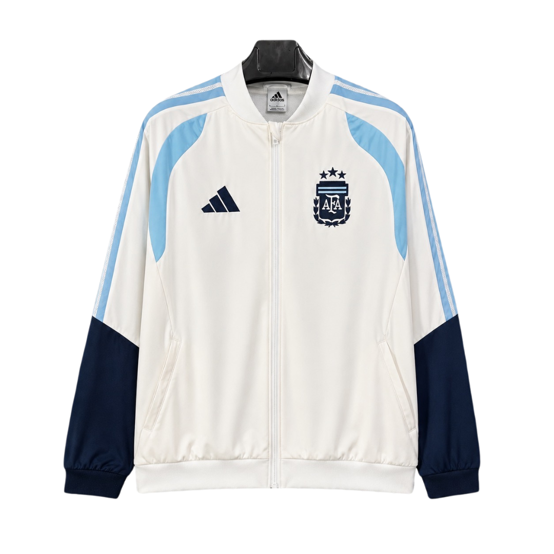 Argentina 2026 Windbreaker Jacket - White/Light Blue