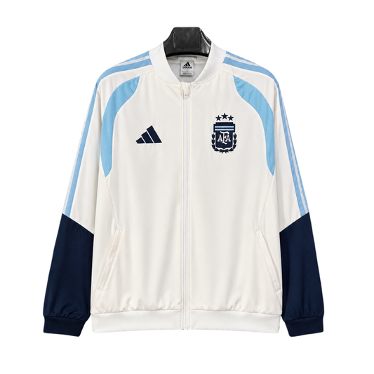 Argentina 2026 Windbreaker Jacket - White/Light Blue