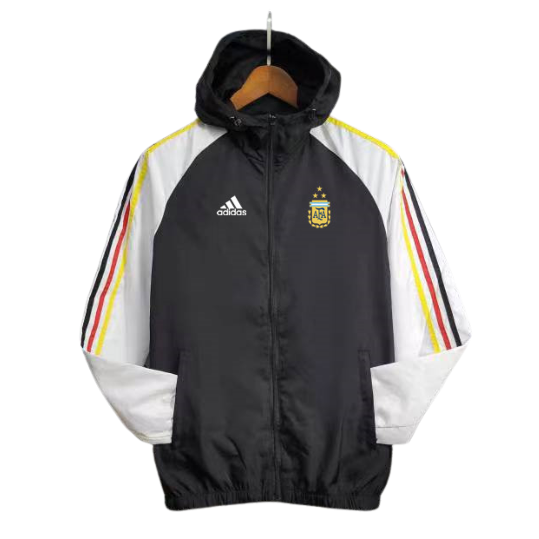 Argentina 2026 Windbreaker Jacket - Black/White