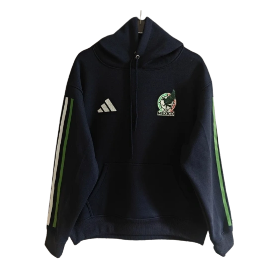 Mexico 2026/27 Team Hoodie - Dark Blue/Green