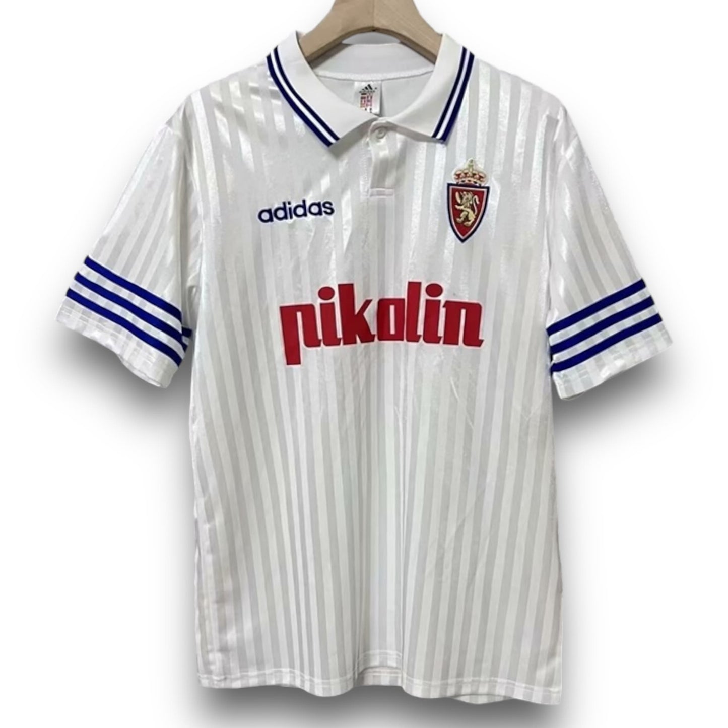 Real Zaragoza 1995/96 Home Retro Shirt