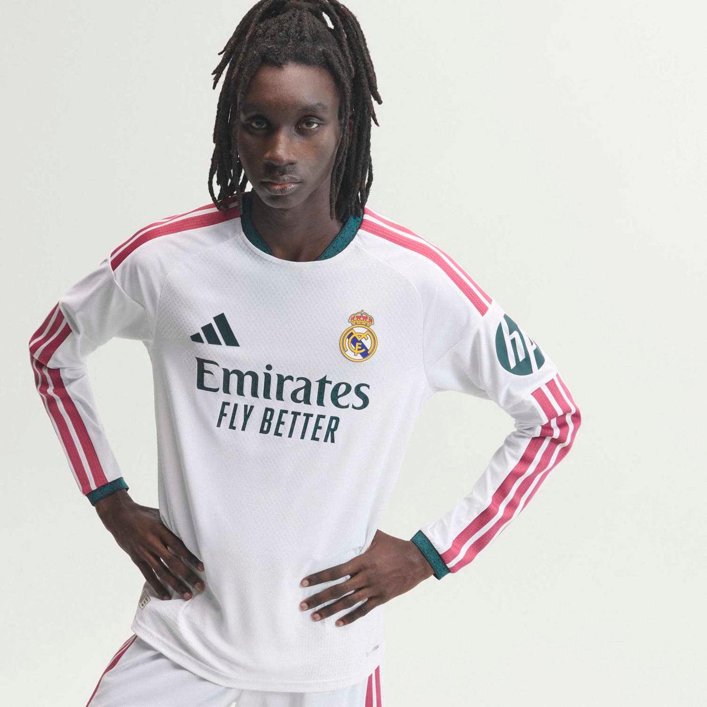 Real Madrid 26/27 Home Long Sleeve Jersey - Player Version