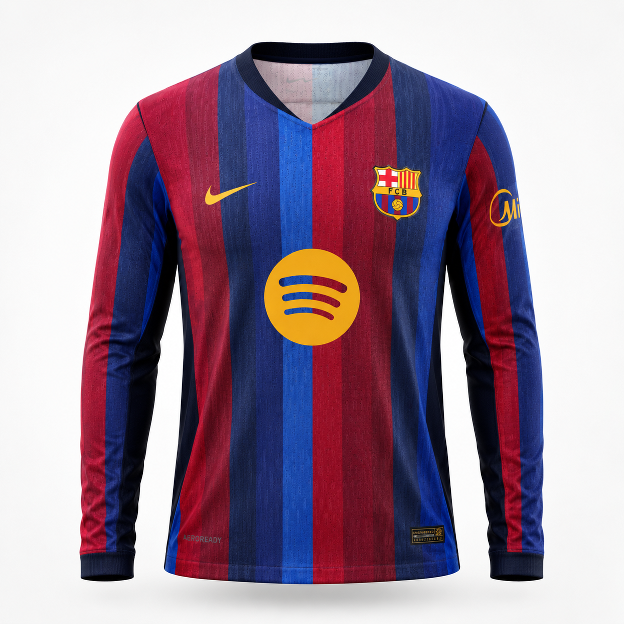 Barcelona 26/27 Home Long Sleeve Jersey - Player Version