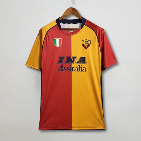 Roma 2001/02 Home Retro Shirt