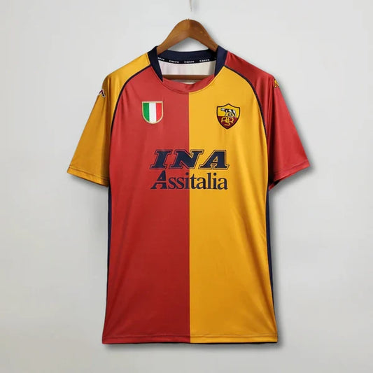 Roma 2001/02 Home Retro Shirt