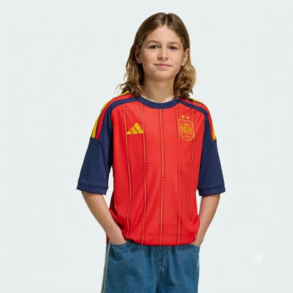 Spain 2026 Children's Home Jersey