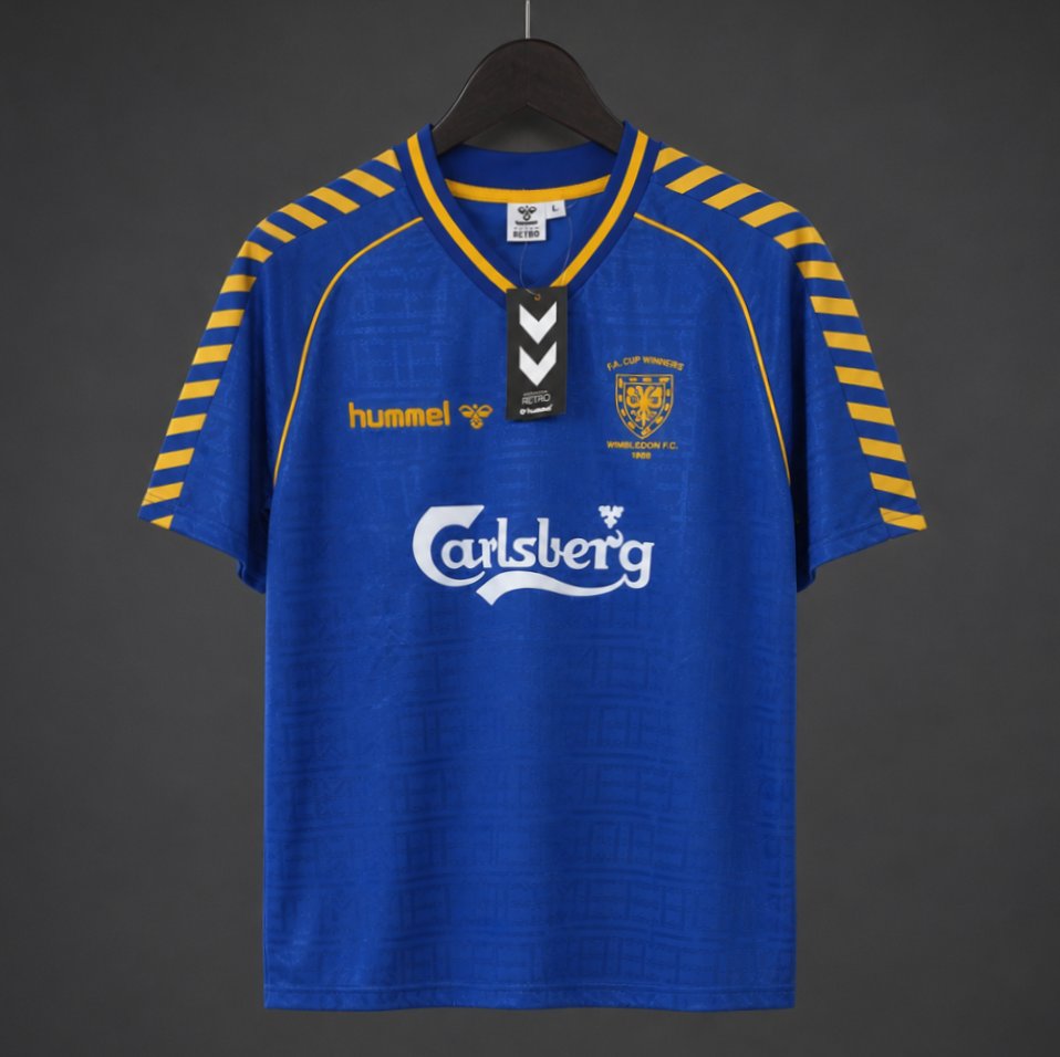 Wimbledon 1988/89 Home 'FA Cup' Retro Shirt