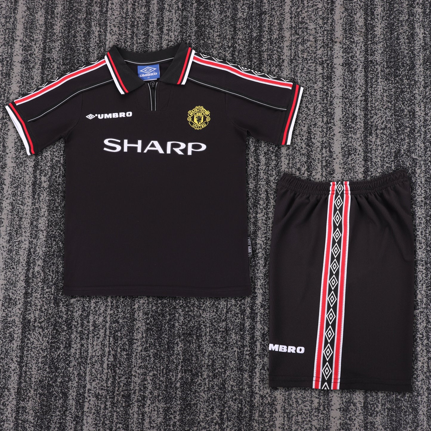 Manchester United 98/99 Children's Third Retro Set